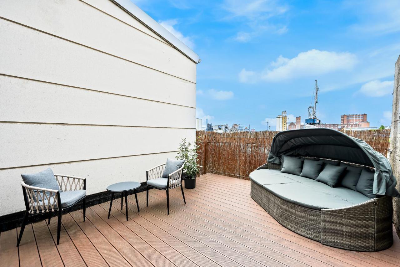 Lit Living - Luxus Loft - Box Spring - Air Con - Bbq - Panorama Appartement MHG Buitenkant foto