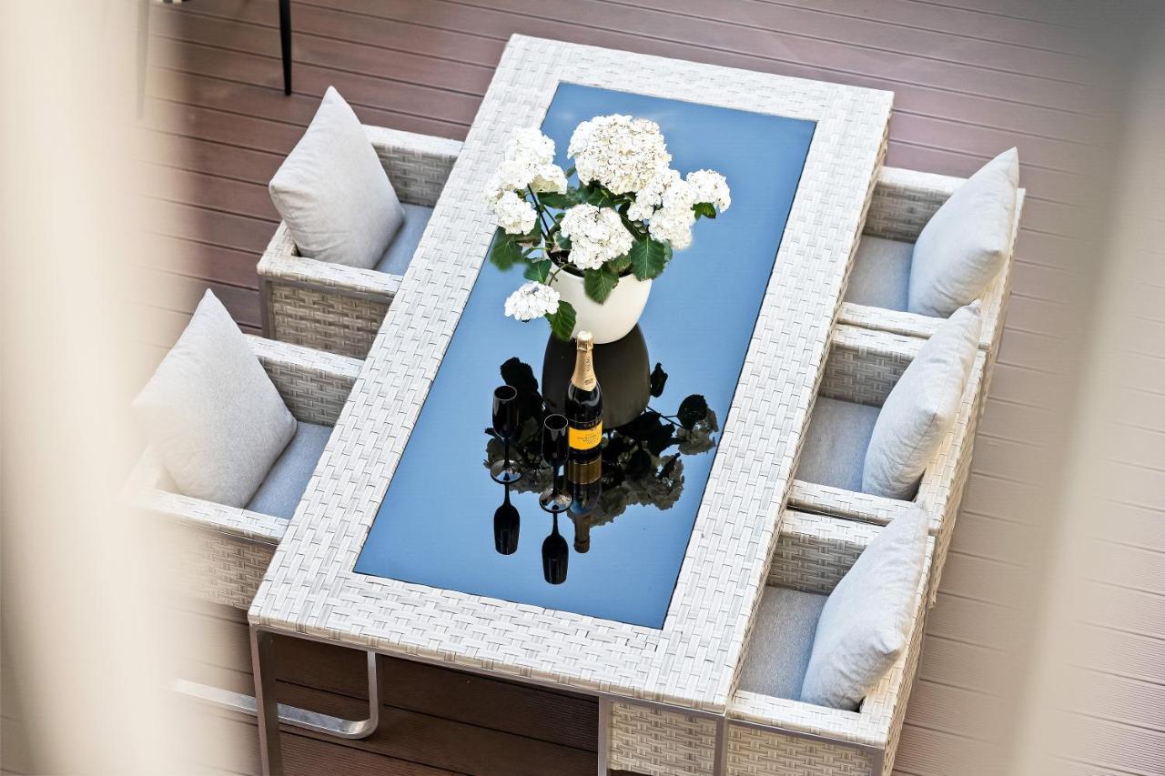 Lit Living - Luxus Loft - Box Spring - Air Con - Bbq - Panorama Appartement MHG Buitenkant foto